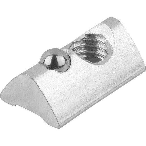 Slot Key Twist-In D=M06 B=10, 5, Form:A Steel, Kipp, Mfr#: K1023.0606